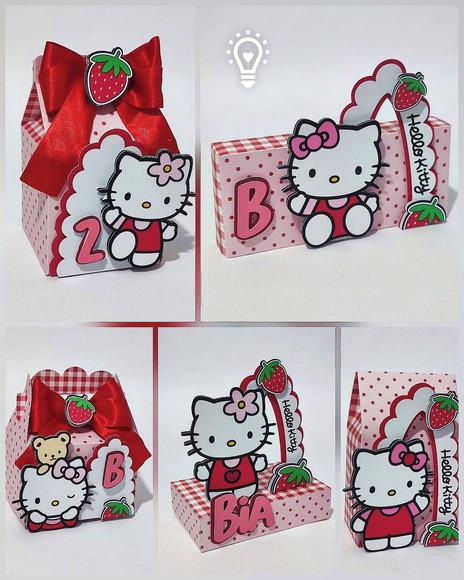 Kit Festa 40 Unidades - Hello Kitty
