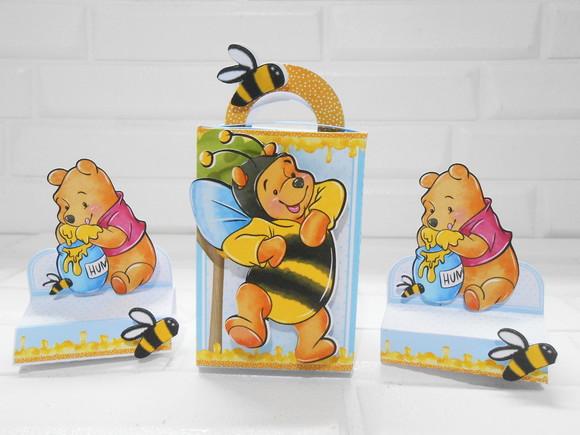 Kit Festa 40 Unidades - Ursinho Pooh