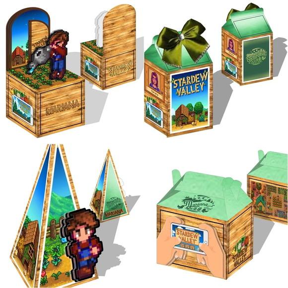 Kit Festa 40 Unidades + Topo de Bolo - Stardew Valley