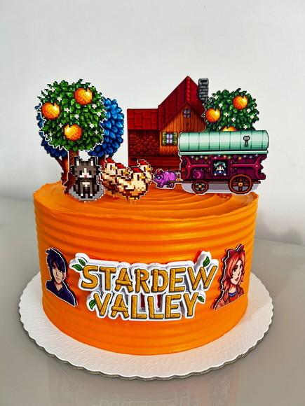 Kit Festa 40 Unidades + Topo de Bolo - Stardew Valley