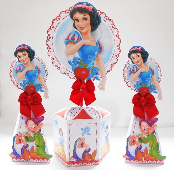 Kit Festa 50 Unidades - Branca de Neve