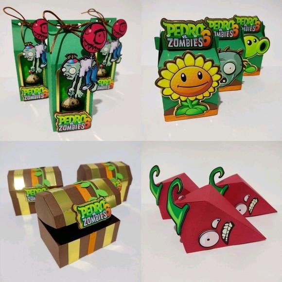 Kit Festa 50 Unidades - Plants x Zombies