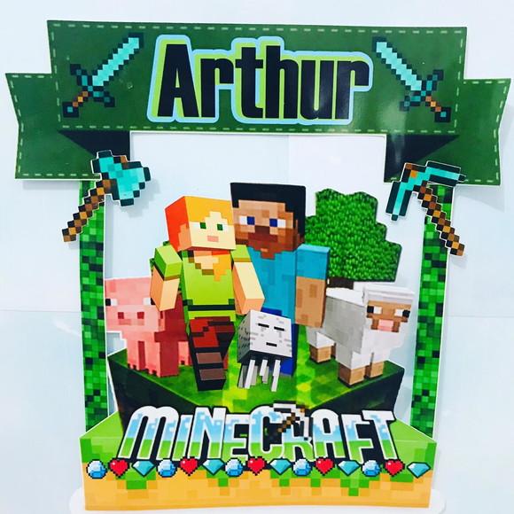 Kit Festa Especial - Minecraft