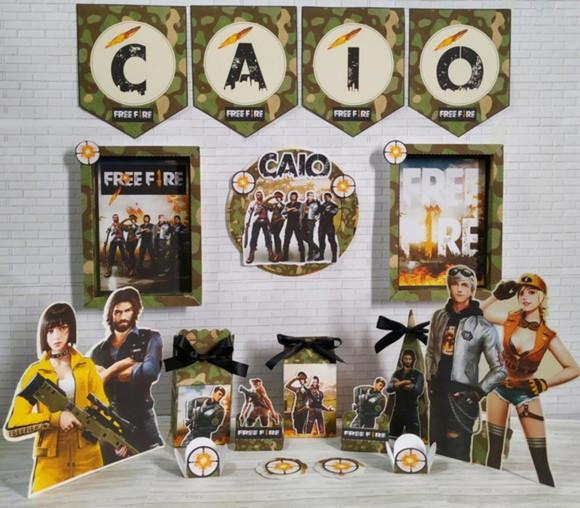 Kit Um Só Bolinho - Free Fire