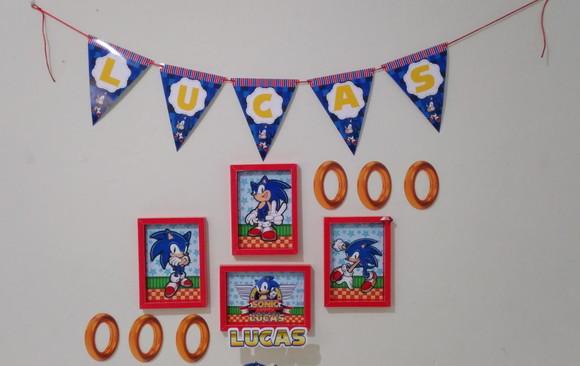 Kit Um Só Bolinho - Sonic