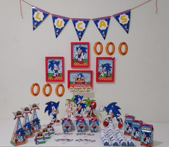 Kit Um Só Bolinho - Sonic