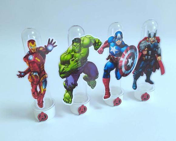 Tubetes Persoalizados - Vingadores
