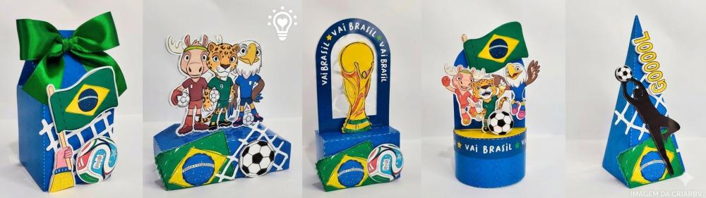 Kit Festa 40 Unidades - Copa do Mundo/futebol