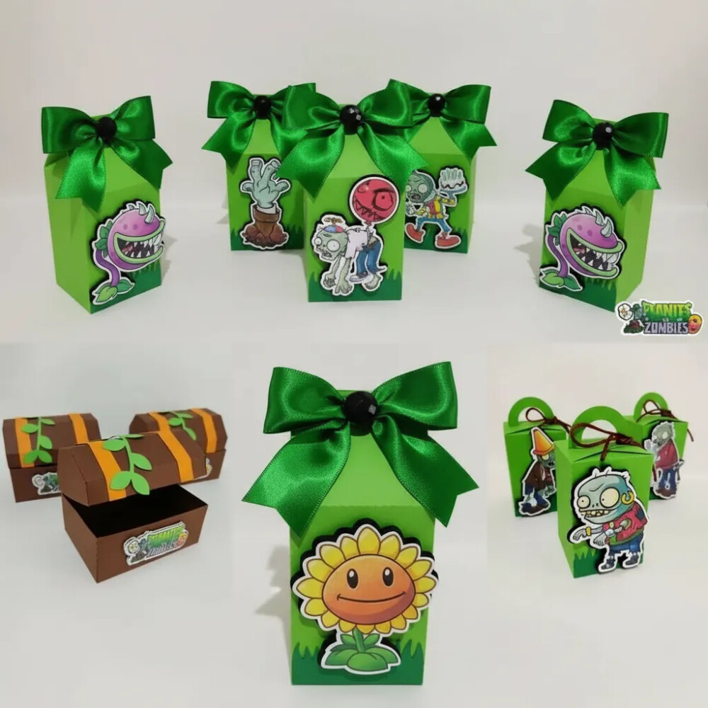 Kit Festa lembrancinhas 40 unidades - Plants x Zumbies