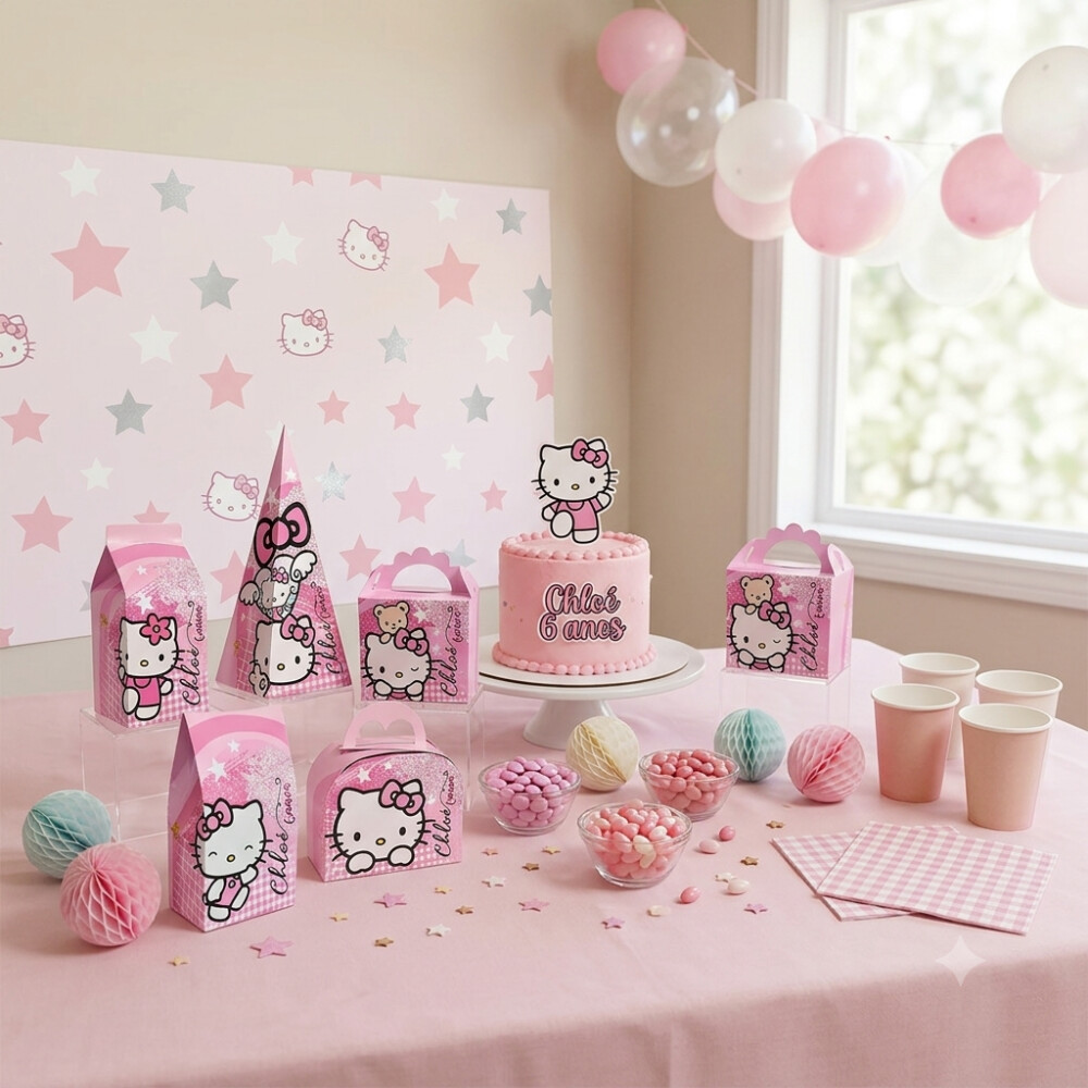 Lembrancinhas 40 unidades - Hello Kitty
