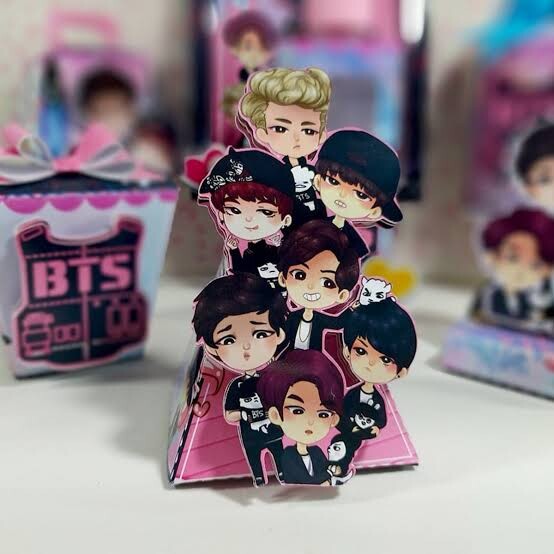 Kit festa lembrancinhas 40 unidades - BTS/K-POP