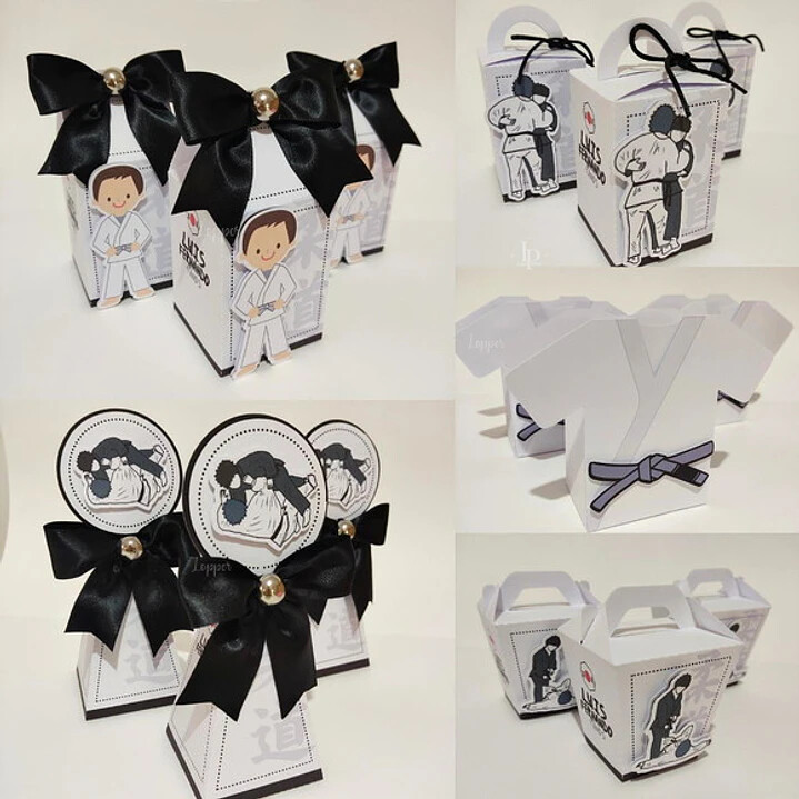 Kit de lembrancinhas 25 unidades - Judô/jiu-jitsu