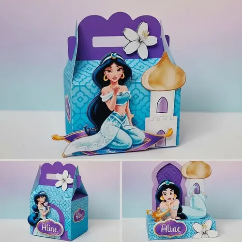 Kit de lembrancinhas 30 Unidades - Princesa Jasmine/ Aladin