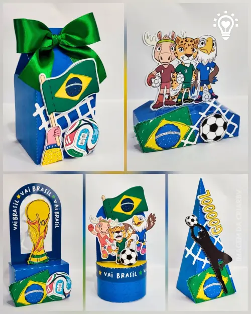 Kit Festa 40 unidades - Copa do Mundo/Futebol