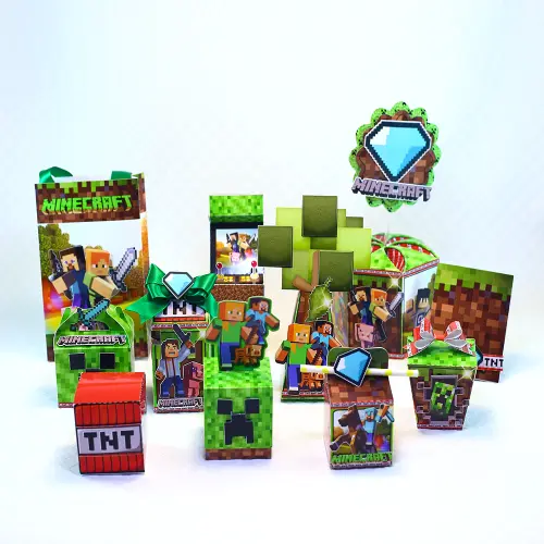 Kit 40 Peças - Minecraft + Brinde