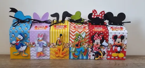 Caixa Milk Turma do Mickey