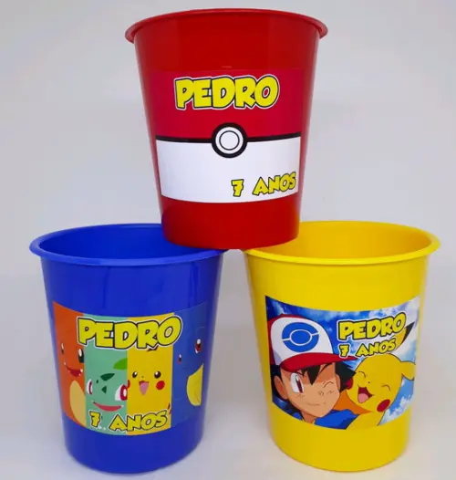 Balde de Pipoca 1l - Pokémon