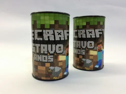 Cofrinhos Personalizados - Minecraft