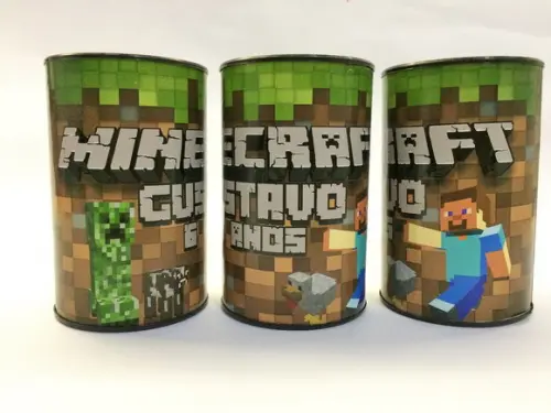 Cofrinhos Personalizados - Minecraft