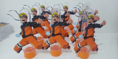 Kit 120 Peças Lembrancinas - Naruto + Brinde