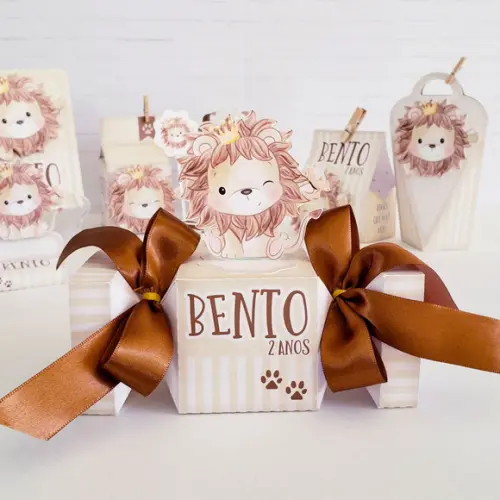 Kit 20 Peças - Leãozinho