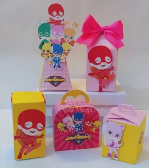 Kit 40 Peças - Aventureiros Menina