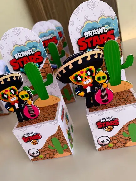Kit 40 Peças - Brawl Stars