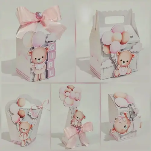Kit 40 Peças - Chá de Bebê Ursinha