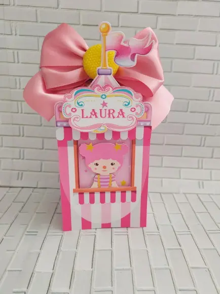 Kit 40 Peças - Circo Rosa