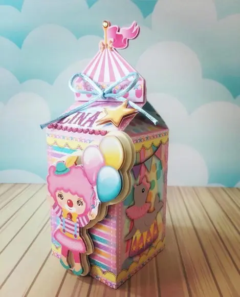 Kit 40 Peças - Circo Rosa