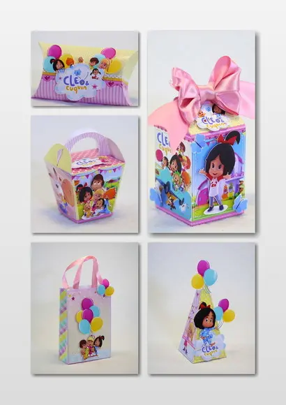 Kit 40 Peças - Cleo e Cuquin + Brinde