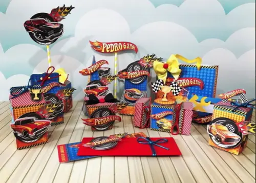 Kit 40 Peças - Hot Weels + Brinde