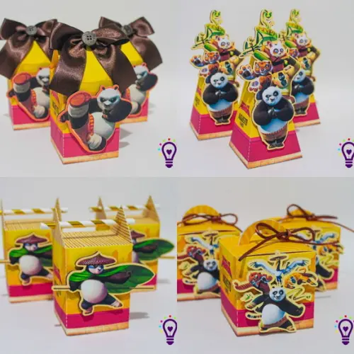 Kit 40 Peças - Kung Fu Panda