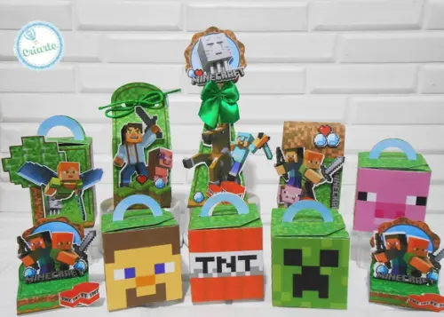 Kit 40 Peças - Minecraft