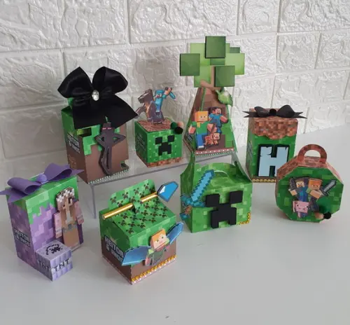 Kit 40 Peças - Minecraft