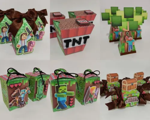 Kit 40 Peças - Minecraft
