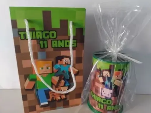 Kit 40 Peças - Minecraft + Brinde