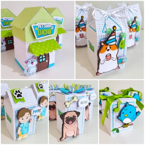 Kit 40 Peças - Pet Shop Menino