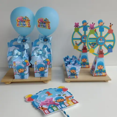 Kit 40 Peças - Pocoyo + Brinde