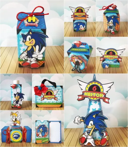 Kit 40 Peças - Sonic + Brinde