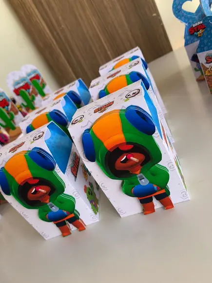 Kit 40 Peças + 20 Tubetes - Brawl Stars