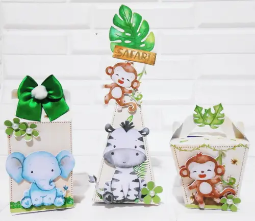 Kit 40 Peças Lembracinhas - Safari