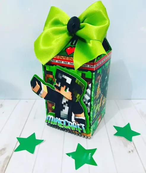 Kit festa 40 unidades - Minecraft + Brinde