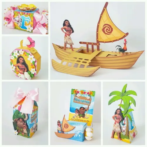 Kit festa 40 unidades  -Moana