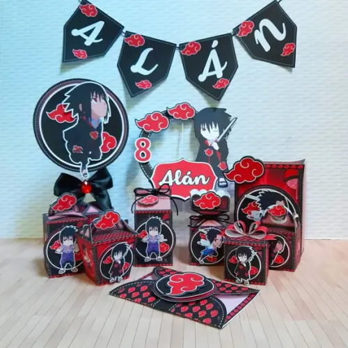 Kit festa 40 unidades - Akatsuki