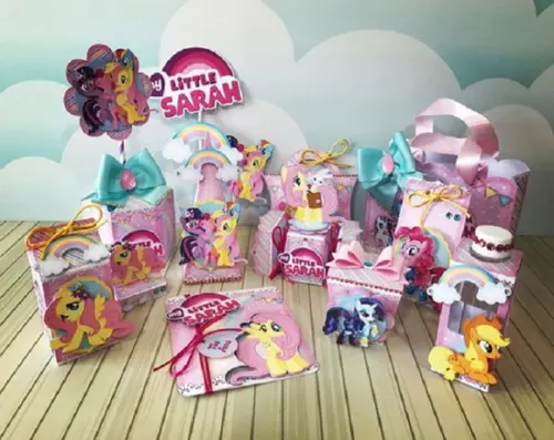 Kit 40 Peças Lembrancinhas - My Little Pony + Brinde