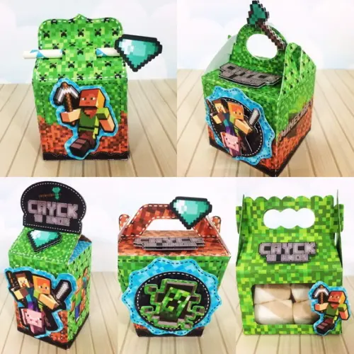 Kit Festa 40 unidades- Minecraft