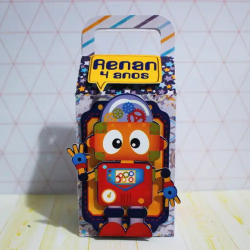 Kit 40 Peças Lembrancinhas - Robôs