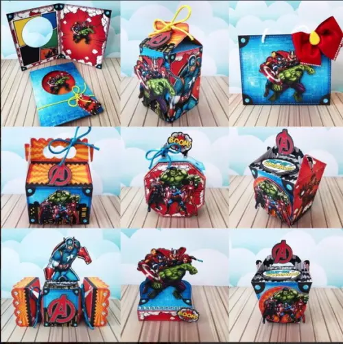 Kit 40 Peças Lembrancinhas - Vingadores