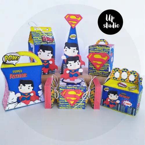 Kit 40 Peças Lembrancinhas - Superman